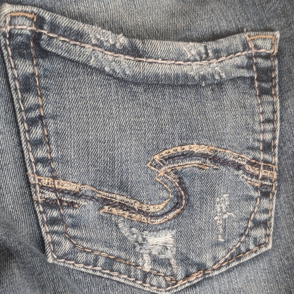 NWT Silver Elyse Ankle Slim Jeans, Size 26 - Picture 5 of 14